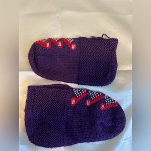 handmade, completely handmade, never used, immaculate socks